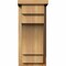 Ekena Millwork Mediterranean Rough Sawn Corbel w/Backplate, Western Red Cedar, 8"W x 10"D x 18"H COR08X10X18MED01RWR - alternate 3